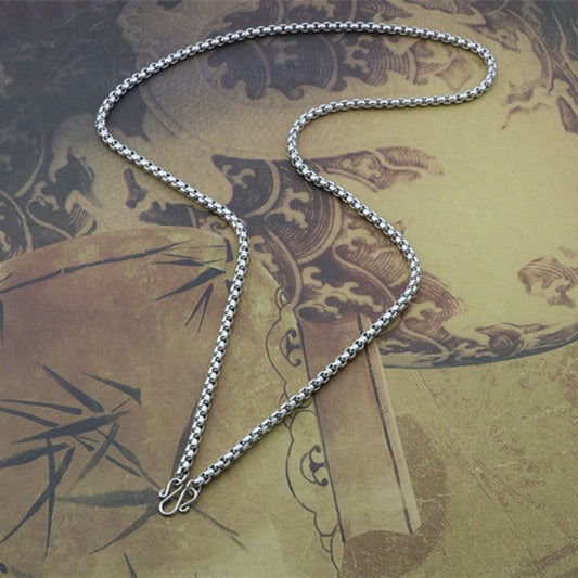 Silver Necklace Set 18" Lightweight Elegant Daily Wear