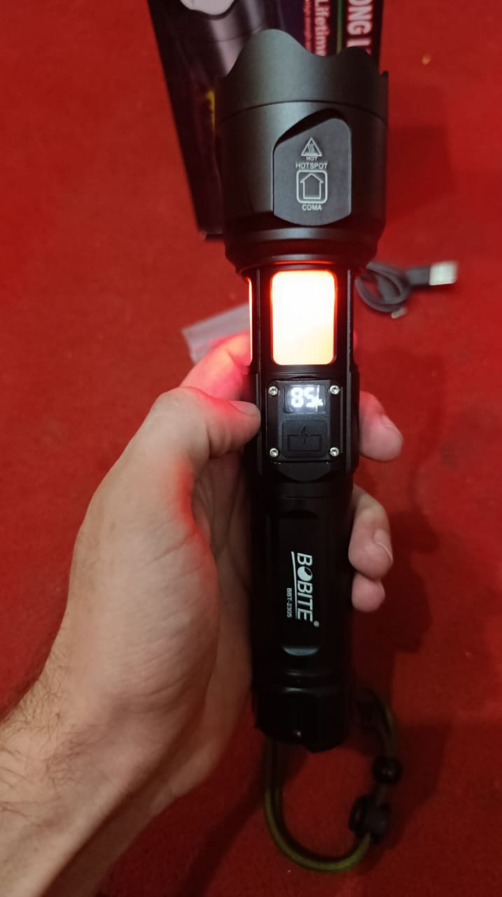 BOBITE 8800mAh LED Rechargeable Flashlight