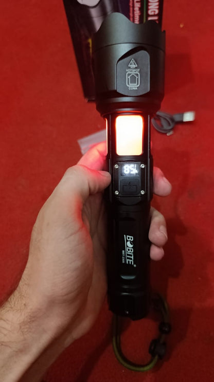 BOBITE 8800mAh LED Rechargeable Flashlight