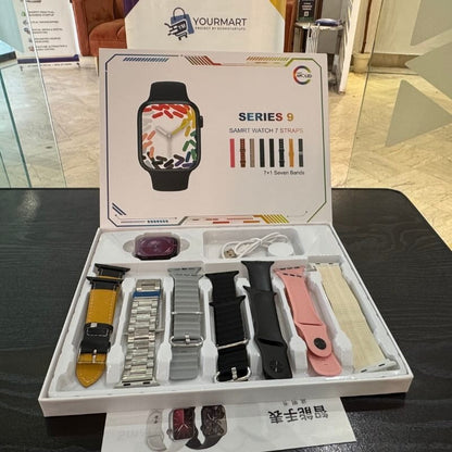 Ultra 2 Smart Watch 7 Straps Edition | Bluetooth Call Fitness & Health Tracker