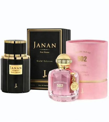 Janan Gold Edition Perfume Set 200ml 2 Pcs Multicolor