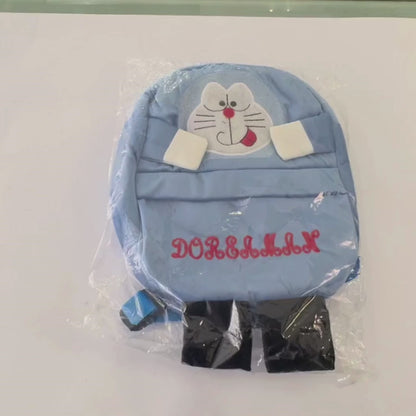 Cute Plush Doraemon Character Backpack | Stuffed School Bag & Gift for Kids